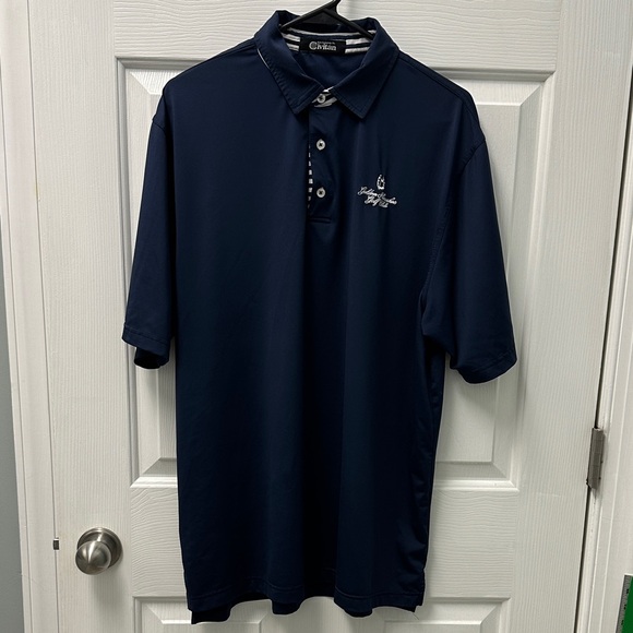 Other - Navy Short-Sleeve Polo Civitan International Golf Benefit Golden Horseshoe Golf